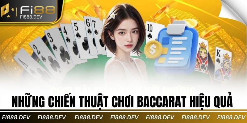 Những chiến thuật chơi baccarat hiệu quả 