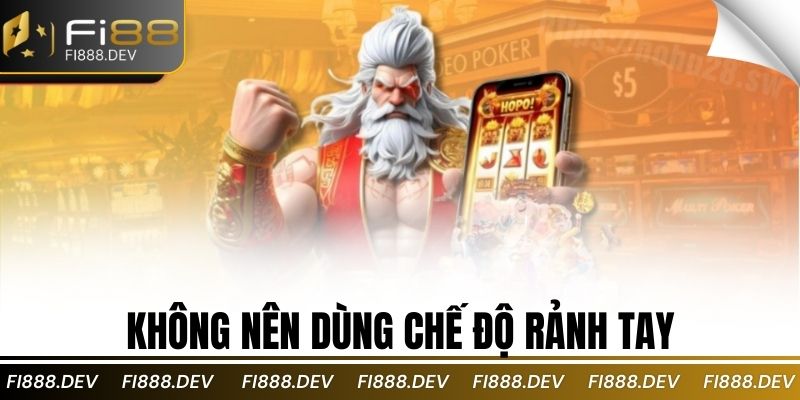 Không nên dùng chế độ rảnh tay